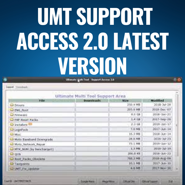 Download UMT Support Access 2.0 Latest Version